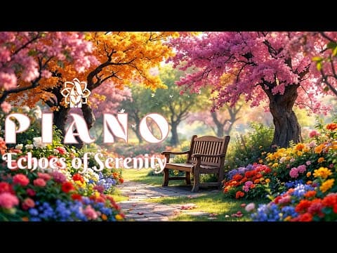 Piano Whispers of the Morning ✨Gentle Nature Melodies for Peace, Serenity & Mindfulness 🌌 Deep Sleep