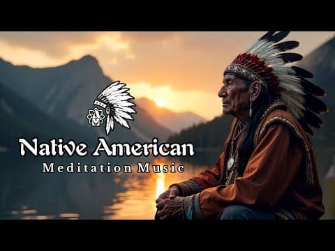 Whispers of the Sacred Sunset 🌅 Native American Flute Music for Deep Sleep & Healing Meditation 🪶